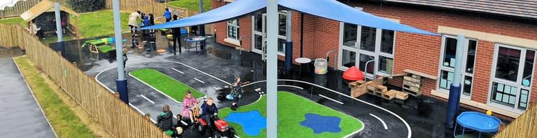 Malpas School's EYFS Playground Development